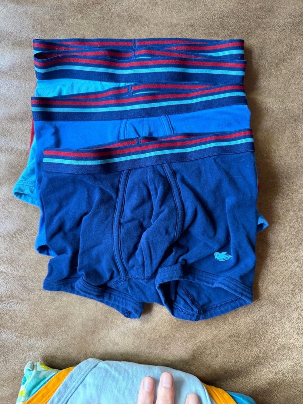 10 pairs of boys lucky & me cotton underwear pre owned size 4/5 boxer briefs - Picture 5 of 6